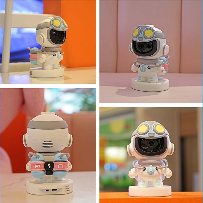 Security Camera Wireless WiFi Spaceman Robot Shape 1080p HD Night