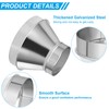 PATIKIL 10 Inch to 6 Inch Round Duct Reducer Increaser
