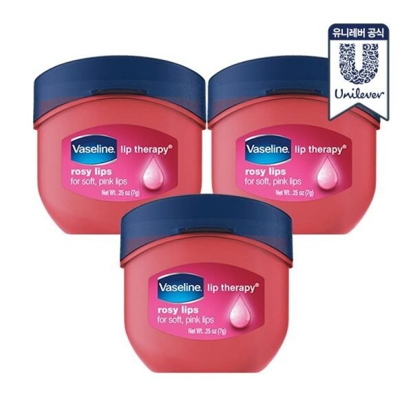 Vaseline Mini Lip Balm 7g x 3 / 바세린 미니립밥