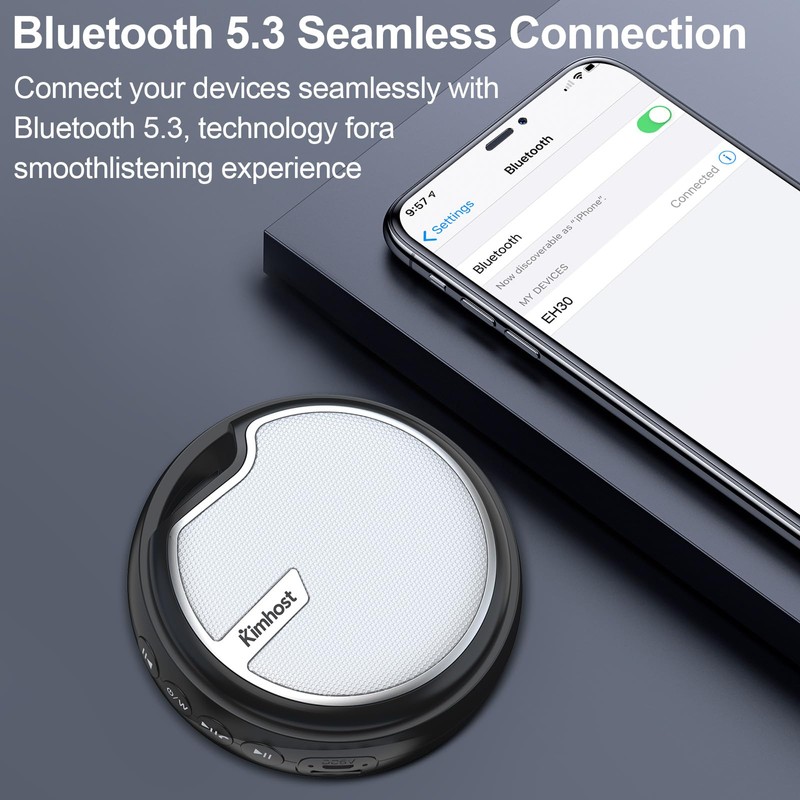 KIM HOST EH30 Portable Bluetooth Speaker with Stereo Sound, Wireless