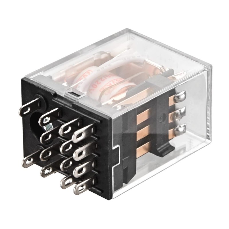 Heschen HH54P-L-220VAC General Purpose Relay 4PDT with Coil 3A 220V