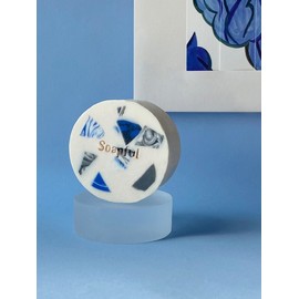full of TERRAZZO porcelain - Terrazzo Soap Blue Cleansing 150g / full of TERRAZZO porcelain - 테라조비누 블루 클렌징 150g