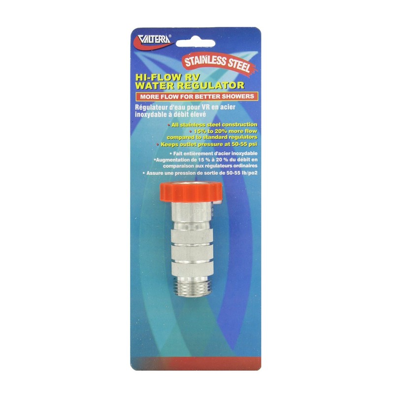 Valterra A01-1114VP High Flow Stainless Steel Water Regulator