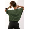 Workout Shirts for Women Loose Fit Graphite Green S