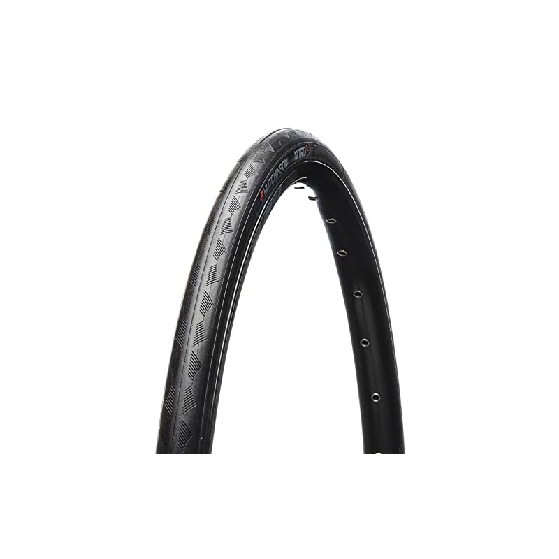 Hutchinson Nitro 2 Unisex Bicycle Tyre, Black, 700 x 25