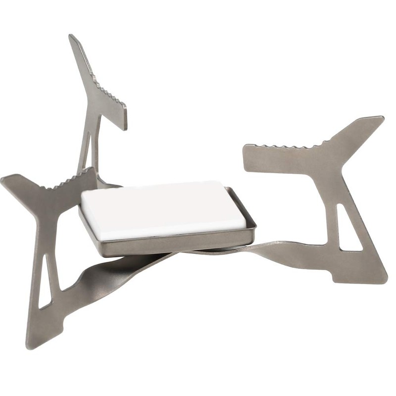 Lixada Ultralight Folding Camping Titanium Hardened Alcohol Stove 0.5 oz