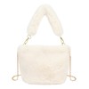 Meliyya Women's Faux Fur Shoulder Bag Plush Shoulder Bag Fluffy