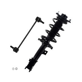 PM Auto Front Left Sway Bar Link-Quick Complete Strut-Coil Spring Assembly Replacement For 2013-2018 Hyundai Santa FE