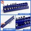 Datanly 12 Pcs Magnetic Socket Organizer Set Compatible with SAE