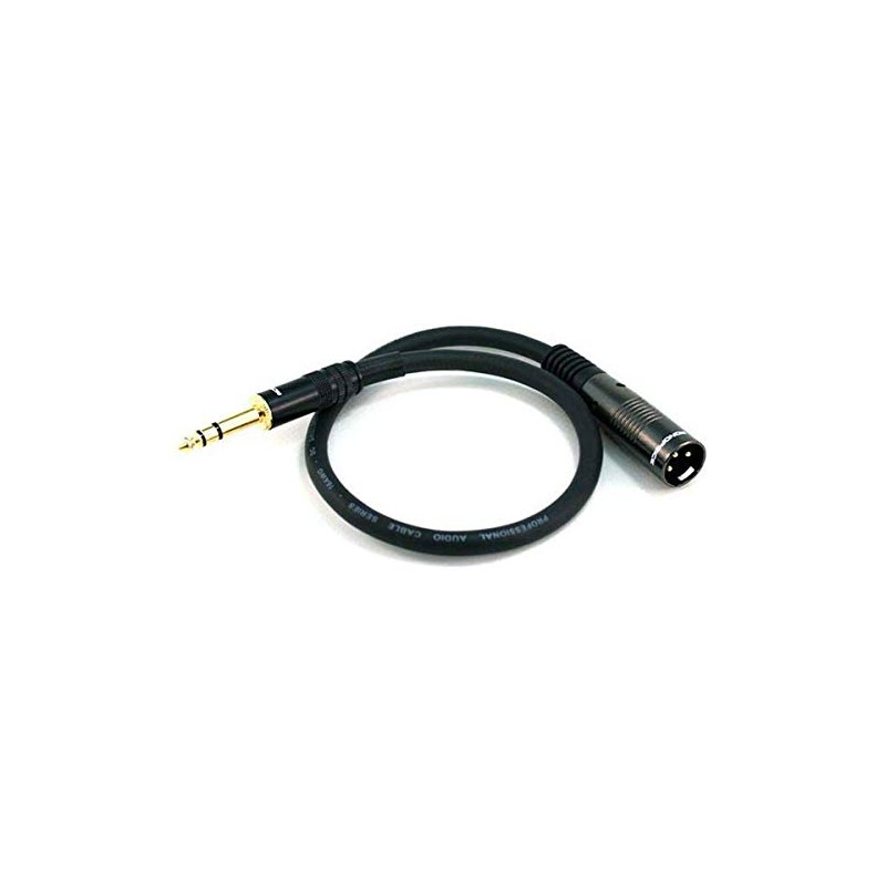 Monoprice Premier Series XLR - Cable Macho a TRS Macho