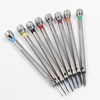 PHITUODA 8 pieces 0.6-2.0mm Professional Precision Micro Flat Head Screwdriver