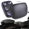 ICTRONIX Pillion Motorcycle Seat Pad with 6 Suction Cups for
