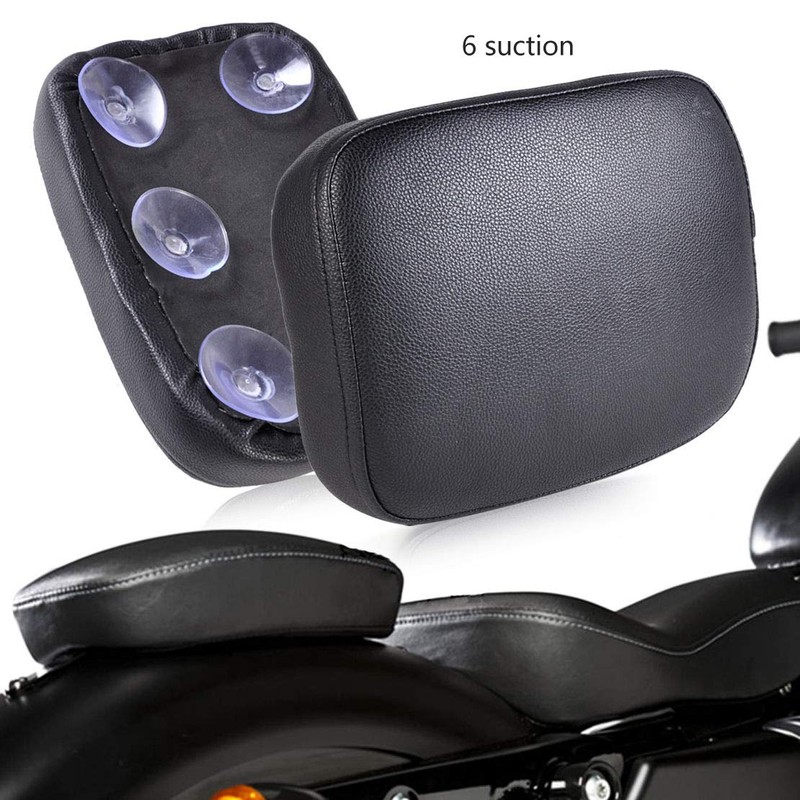 ICTRONIX Pillion Motorcycle Seat Pad with 6 Suction Cups for