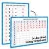Dry Erase Multiplication Chart, 9" x 12" Multiplication Table Double-Sided