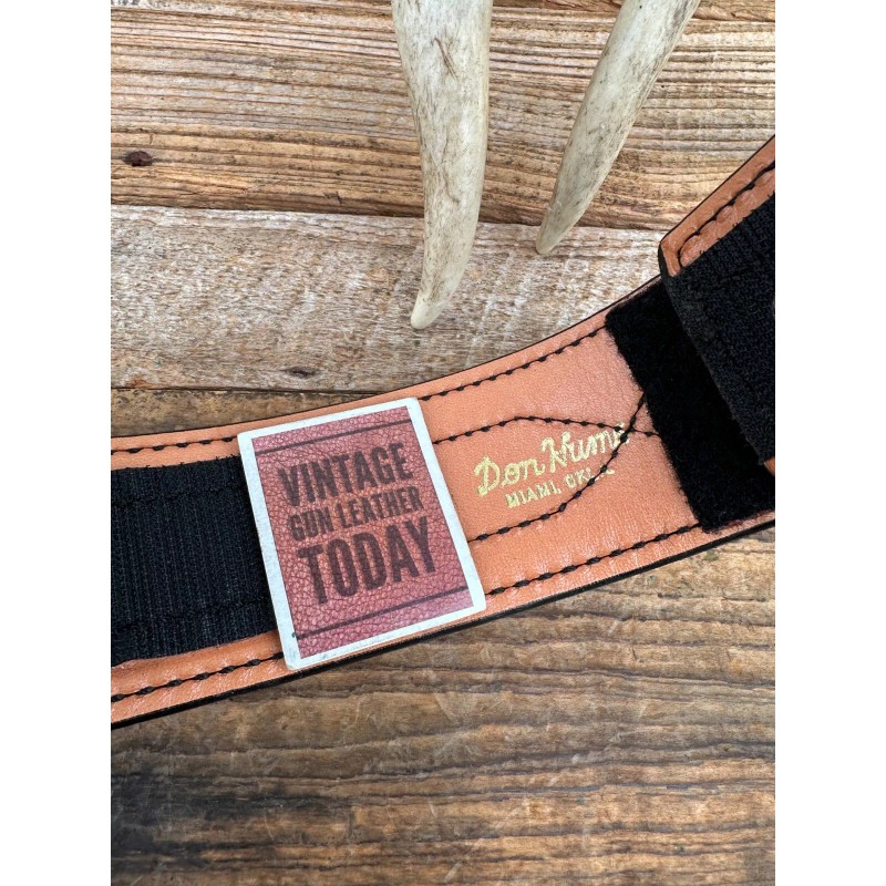 Don Hume Buckleless Hook Loop Sam Browne Plain Black Police