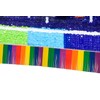 Rainbow Parade Float Fringe, 15 Inches x 10 Feet, Parade