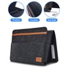 ERKOON Bedside Storage Pocket, Felt Bedside Caddy Thicker Bed Sofa