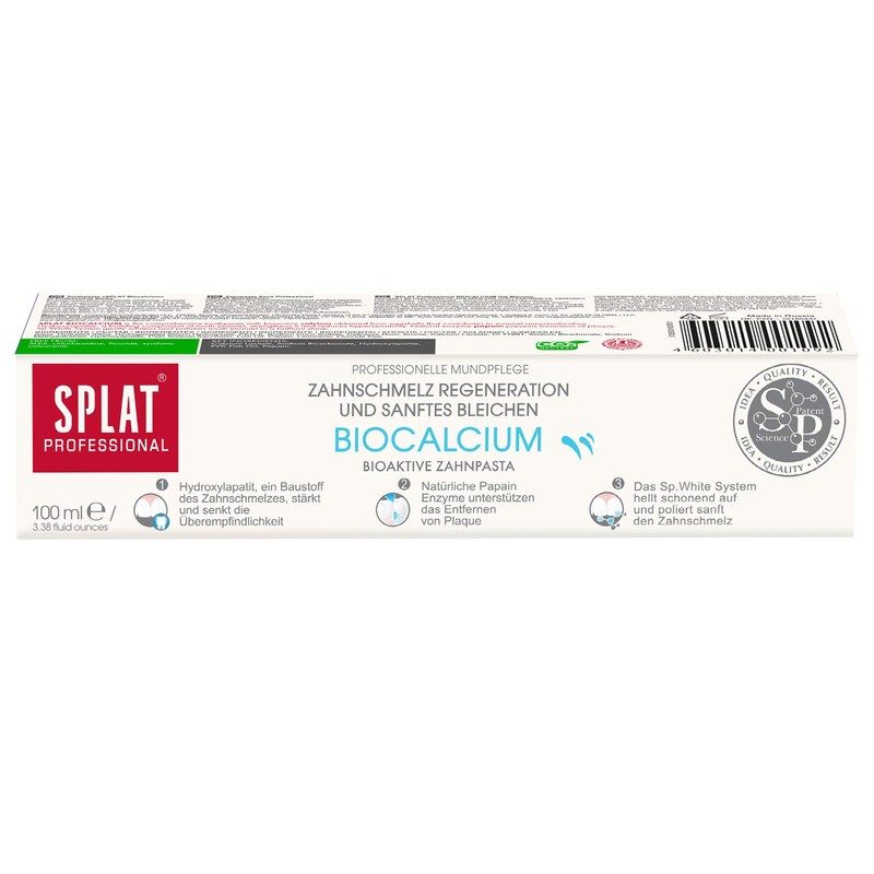 Splat Professional Series Multiple Action Toothpaste With Bioactive Calcium Enamel