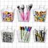 Large Grid Wall Bins - 6Pack Clear Gridwall Accessories Hanging