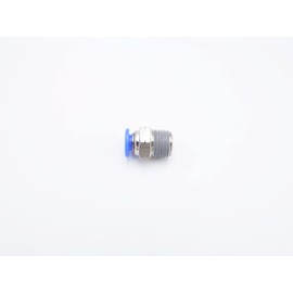 IVLPHA Push to Connect Fitting 6mm Tube OD x 1/4" Male NPT Thread, Pneumatic Male Straight Air Water Line Quick Push in Connectors (Pack of 5)