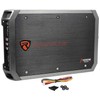 Rockville RXA-F1 1600 Watt Peak/400w RMS 4 Channel Amplifier Car