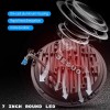 JESUO For Dodge D100 D200 D300 Pickup 7inch Round LED