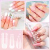 MELLIEX 144-Piece Dual Nail Forms Set, 6 Styles Acrylic Nail