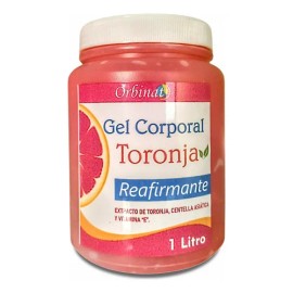 Gel Corporal Reafirmante De Toronja Orbinat 1 Litro Toronja