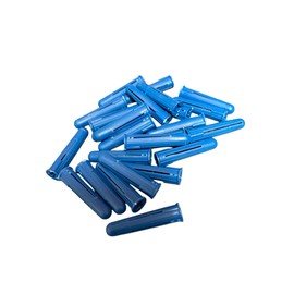 Blue 10mm Wall Plugs Masonry Wall Plugs, 10.0mm Fixing Hole Diameter, for Stone, Brick or Concrete 10mm Blue Fixing Plastic Expansion Raw Plugs Blue WallPlugs - 25 Wall Plugs