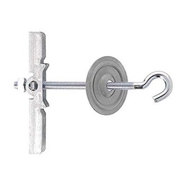 Molly Hollow Metal Cavity Ceiling Spring Toggle Hook M4 x 60 mm - Pack of 2
