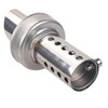 Larcele Motorcycle 48mm Adjustable and Detachable Universal Inclined Rear Silencer