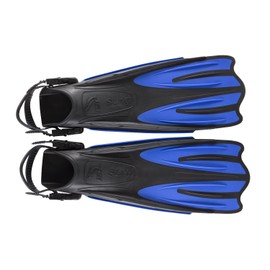 IST SUMi Innovative Propulsion Efficiency Open Heel Scuba Diving Fins Blue Medium
