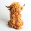 9.8inch Simulation Highland Cow Plush Toy Soft Stuffed Animal Doll