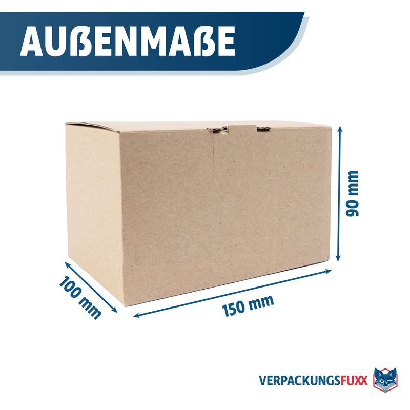 Shipping Box Small Pack of 250 | Parcels with Automatic