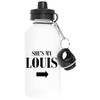 Shes My Louis Aluminium White Water Bottle with Screw Cap