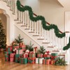 SHACOS 2pcs Artificial Christmas Garland Real Touch Winter Pine Garland