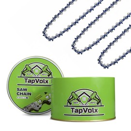 Chainsaw Chain 3-Pack 20 inch 0.058" Gauge 325" Pitch 76 Drive Links Highly Durable Replacement Chains with Storage Box Fits Craftsman Husqvarna Stihl Poulan…