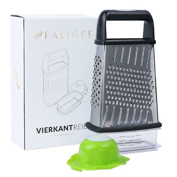 Faligee Stainless Steel Grater (23.5 x 14.8 x 8 cm)