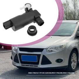 VGOL 1PC Car Windscreen Washer Pump Replacement Part 1708255 1791581 BV6117K624BB 2205506 Compatible with Ford Focus MK3 2011-2018