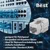 12x CAT 7 Keystone Network Module RJ45 - High Speed