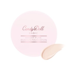 CandyDoll Bright Pure Cushion Foundation (01 Clear Vanilla) [Mini Foundation Tone Up, Transparency, White Skin]