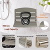 17.5" Folding Shower Seat Wall Mounted,Foldable Shower Bench,Fold Down Shower