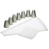 KitchenCraft Sweetly Does It Piping Bag and Nozzles, Gift Boxed,