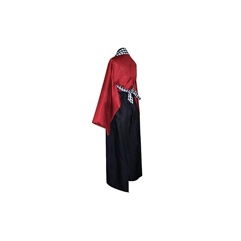 DJF Disfraz samurái japonés de Kendo Hakama Aikido para hombre,
