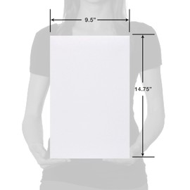 American Greetings American Greetings Valentines Day Gift Boxes, White Shirt Boxes with Lids, 14.75" x 9.5", (6-Count)