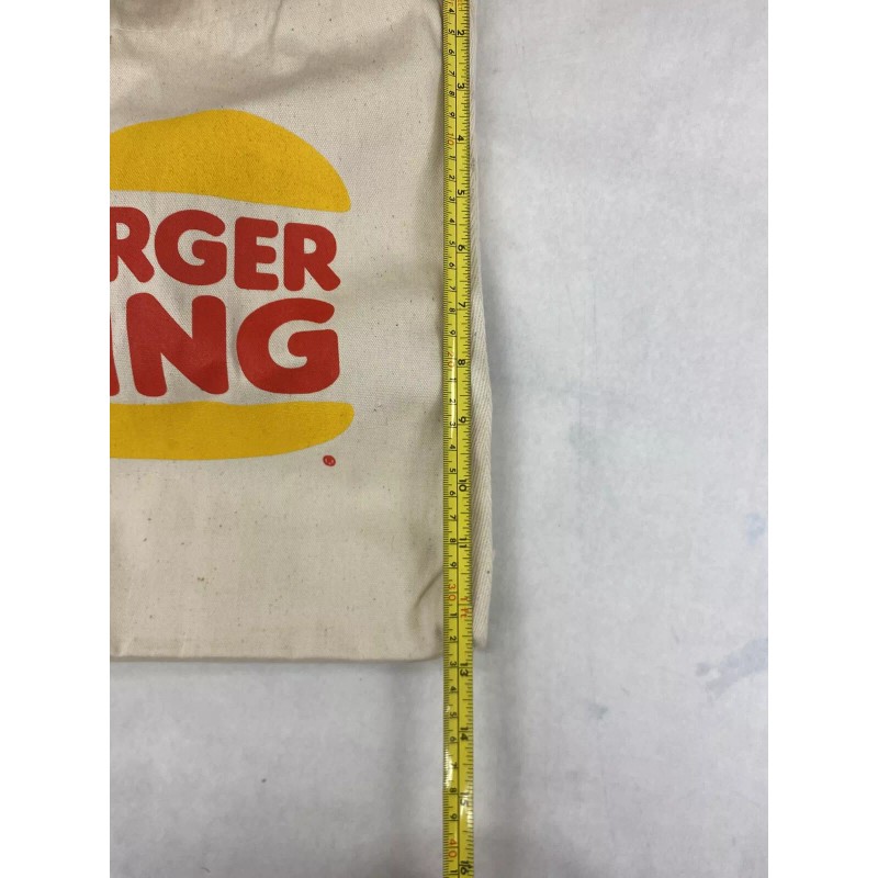 BURGER KING CANVAS TOTE BAG PURSE
