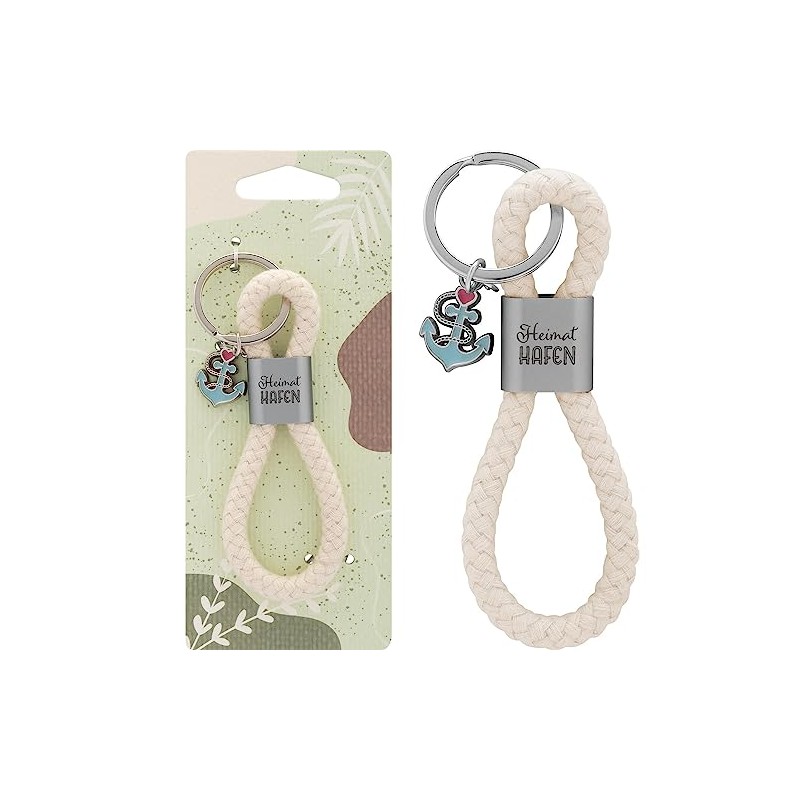 GRUSS & CO Key Ring Loop Motif Harbour | Pendant