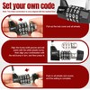 Lawnize Cable Locks with Letters, Text, Words Combination,Steel Cable Rope
