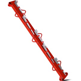 Zwinz 4ft Woven Wire Fence Stretcher Bar with 5 Wedges, Heavy Duty Steel Fence Stretcher Tool, Chain Link Fabric Fence Stretcher for Outdoor, Private Farms, Yards