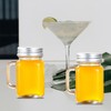 JECOMPRIS 4 OZ Mason Jar with Lid: 6pcs Drinking Glasses